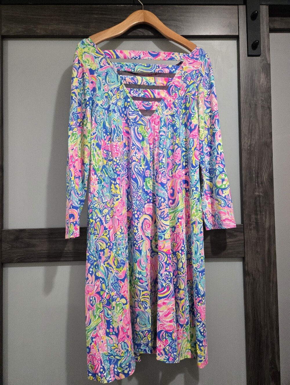 Lilly Pulitzer Ophelia swing dress in multi pop up 60 animals Size Medium - Picture 3 of 7
